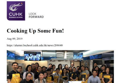 CUHK Business School at ICDE 09.08.2019